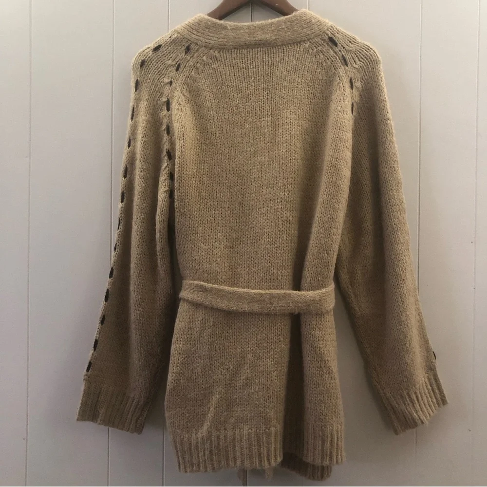 MOTH Anthropology l Sz M l Belted Cardigan Sweater - Picture 6 of 11